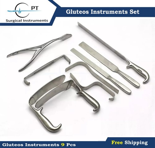Strumenti orl gluteo set - strumenti,